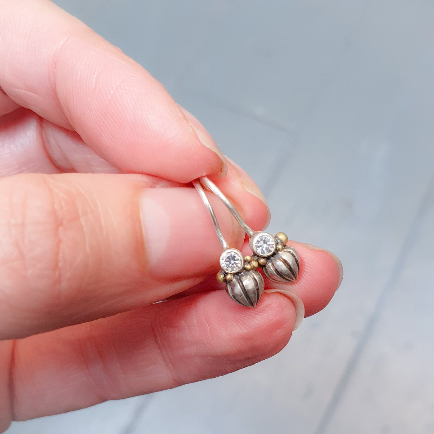 Stud hook clearance earrings